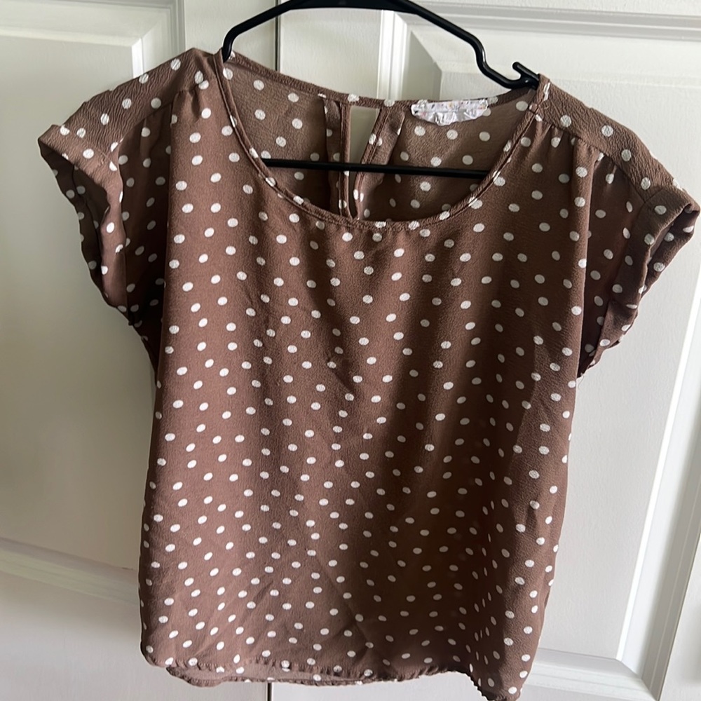 Women’s Pink Rose Blouse Size Small